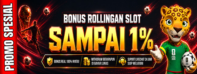 BONUS ROLLINGAN SLOT 1%